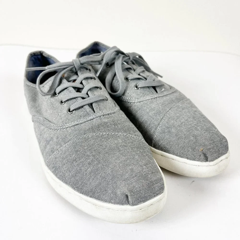 2/$20 Toms Gray Sneakers 10